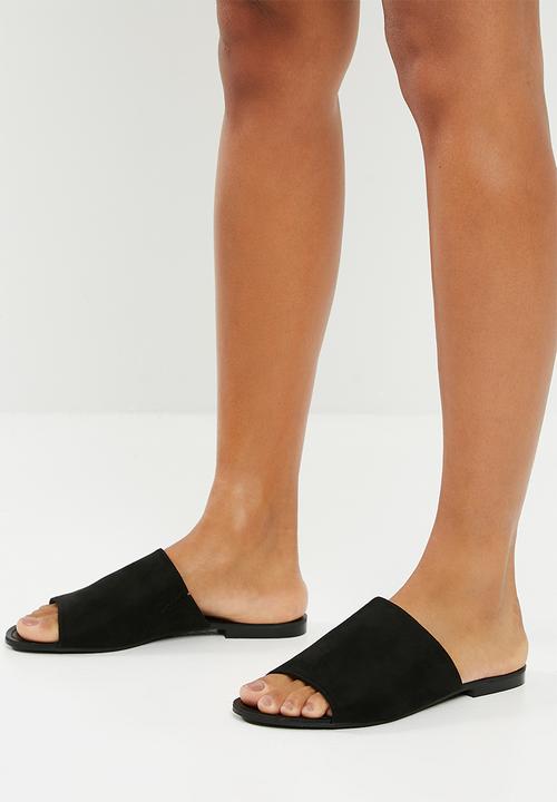 Superbalist - Isabella flat mule - black 