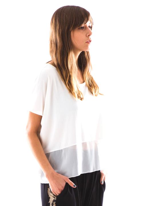 PaiGE sMith - Oversized Tee – Cream