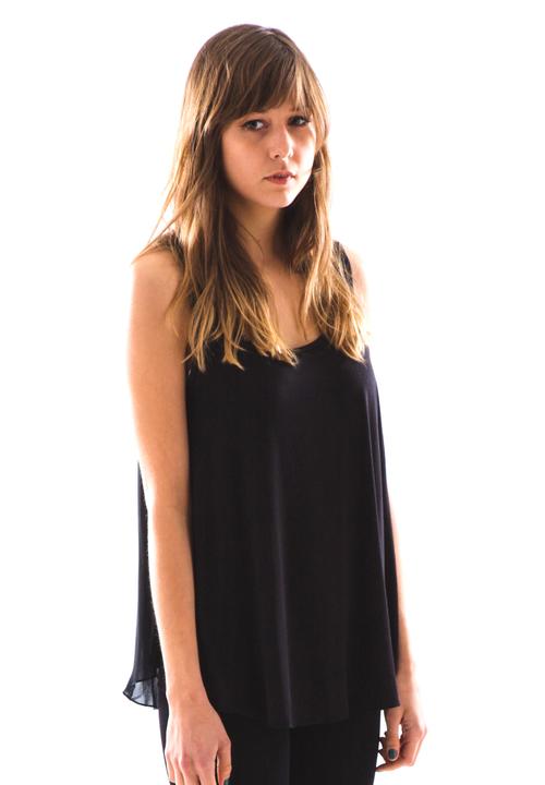 PaiGE sMith - Oversized Tank – Black