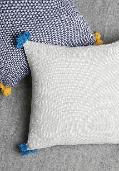 Sixth Floor - Cosmo cushion cover - grey & blue