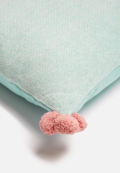 Sixth Floor - Cosmo cushion cover - blue & pink