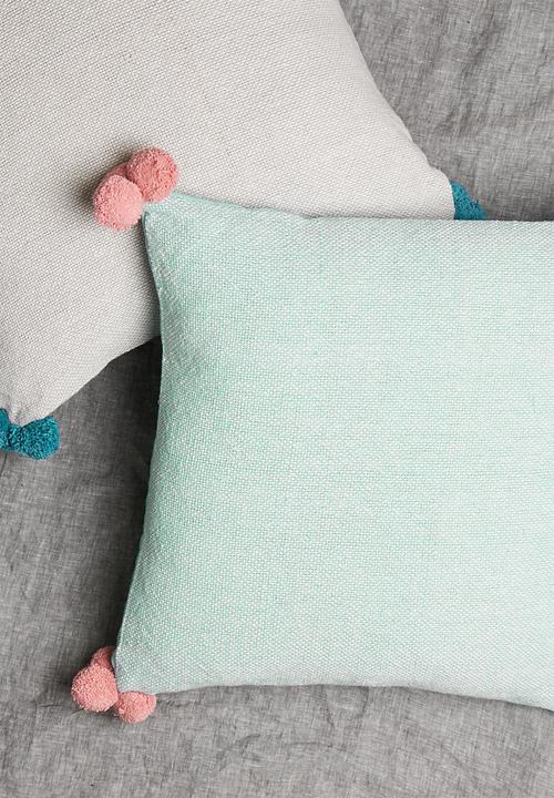 Sixth Floor - Cosmo cushion cover - blue & pink