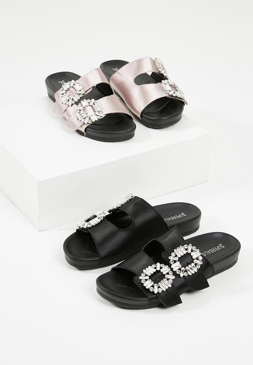 Superbalist - Celia jewelled slide - black