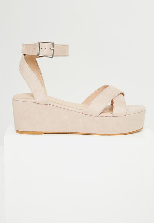 Superbalist - Khanya mid flatform  - pink 