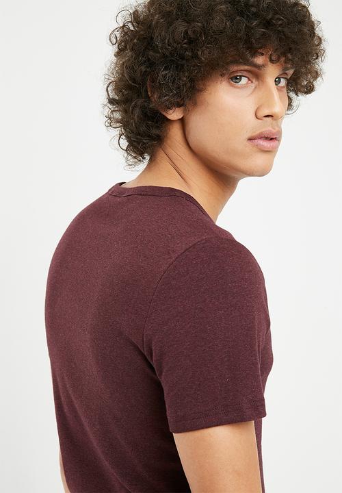 G-STAR - Drillon short sleeve tee - burgundy 