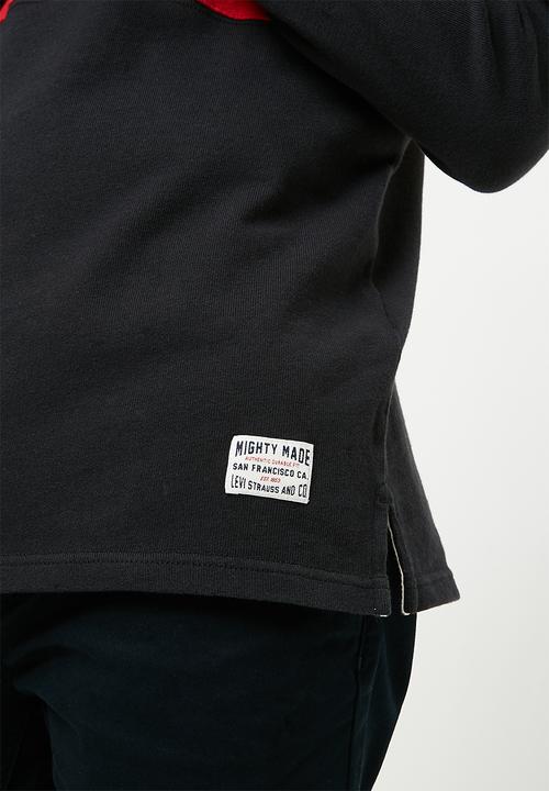 Levi’s® - Blocked rugby polo - blue & red 