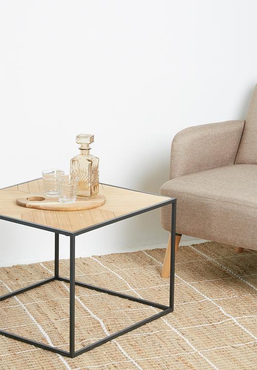 Sixth Floor - Ortiz coffee table - black