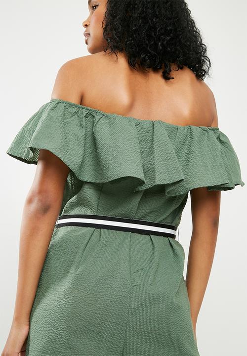 ONLY - Frill jumpsuit - green 