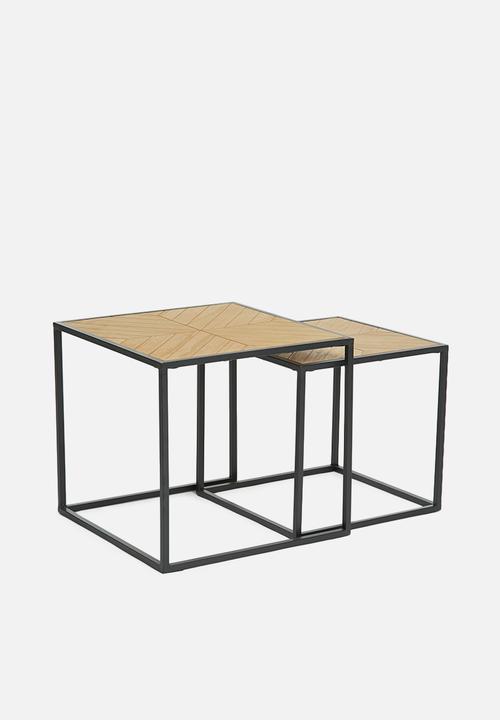 Sixth Floor - Ortiz nest tables - black