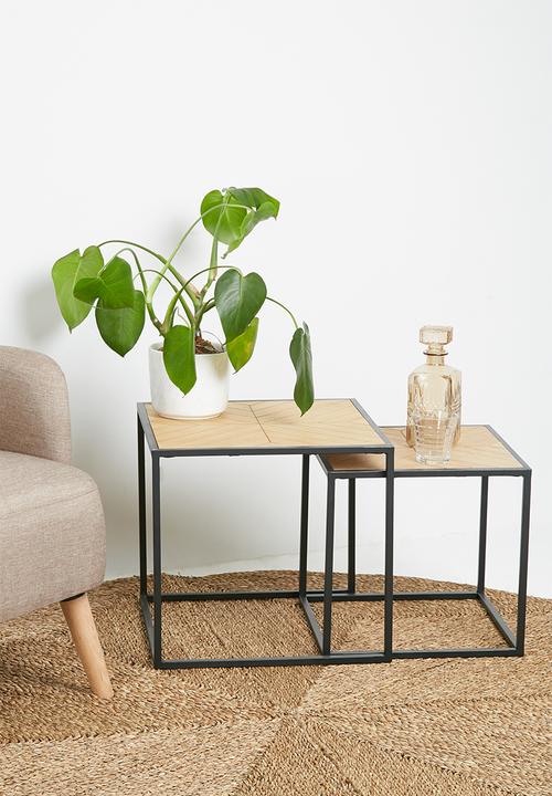 Sixth Floor - Ortiz nest tables - black
