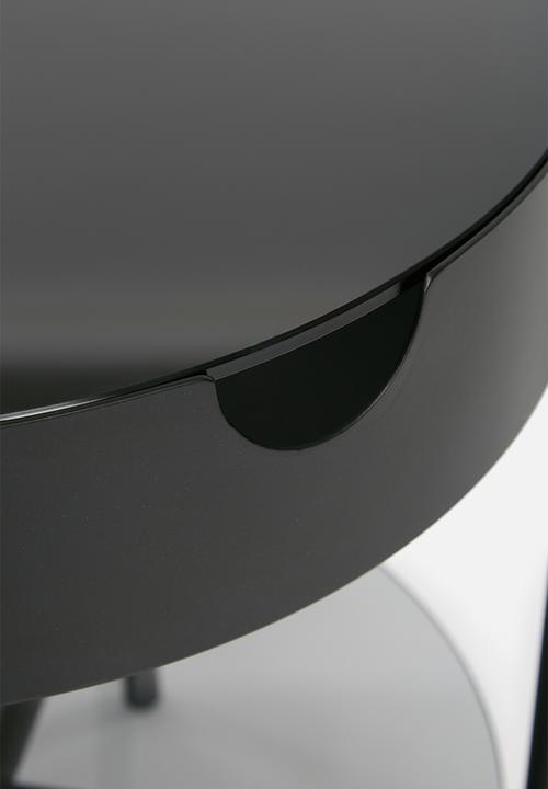 Sixth Floor - Tipton tray side table - black 
