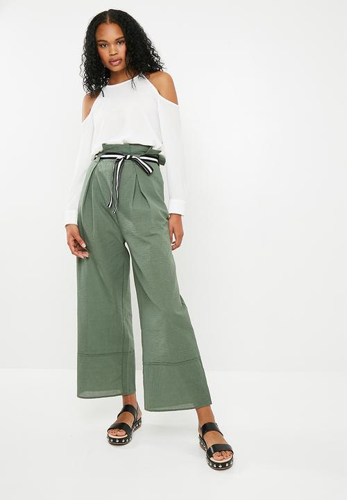 Superbalist - Cold shoulder dip back blouse - white 