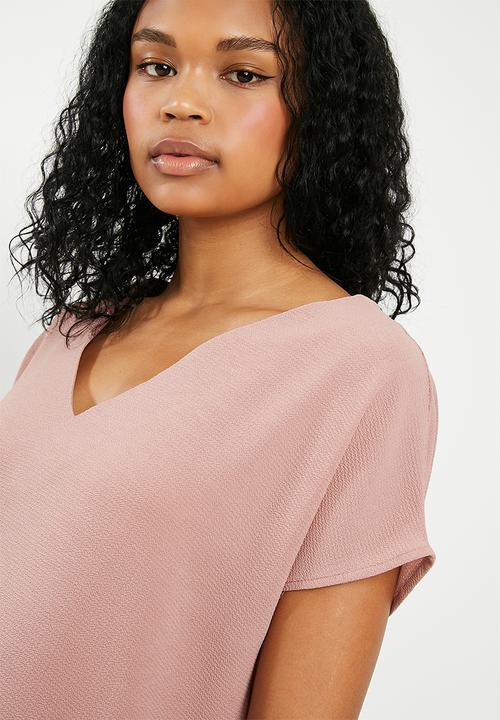 Superbalist - V-neck blouse - dusty pink 