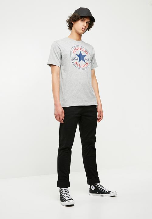 Converse - Converse chuck patch tee - grey 