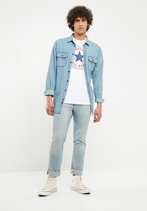 Converse - Converse chuck patch tee - white 