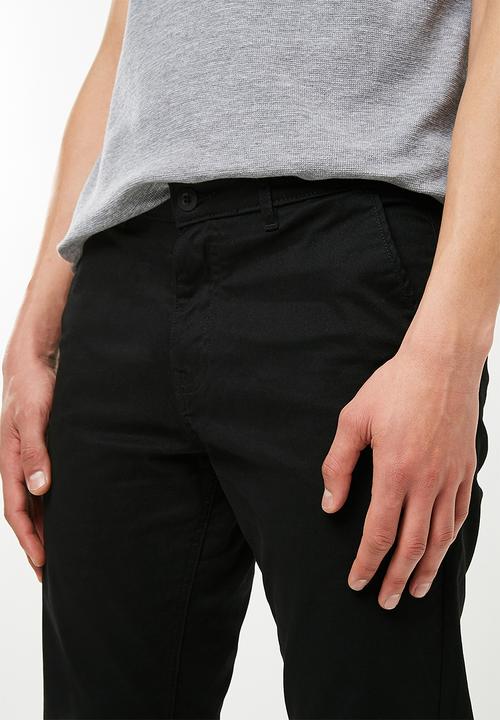 Superbalist - Slim chino - black 