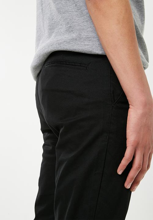 Superbalist - Slim chino - black 