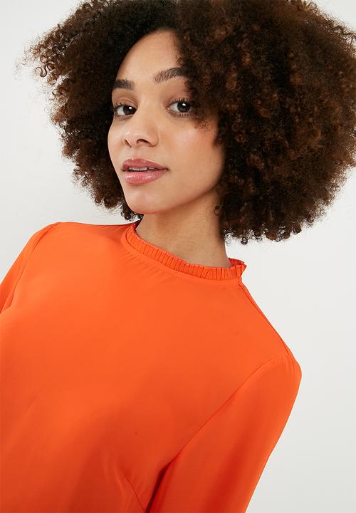 Vero Moda - Luigi long sleeve top - orange 