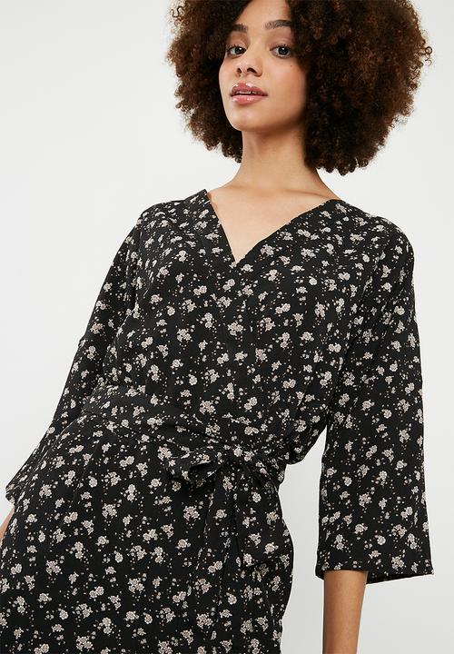 Vero Moda - Minna jumpsuit - black & taupe