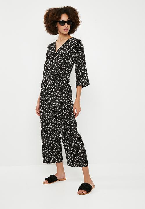 Vero Moda - Minna jumpsuit - black & taupe