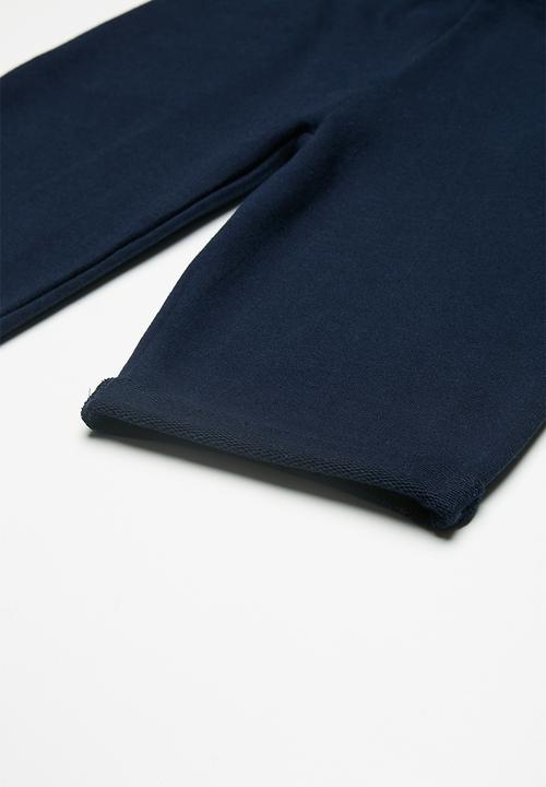 Superbalist - Kids boys roll up jogger shorts - navy