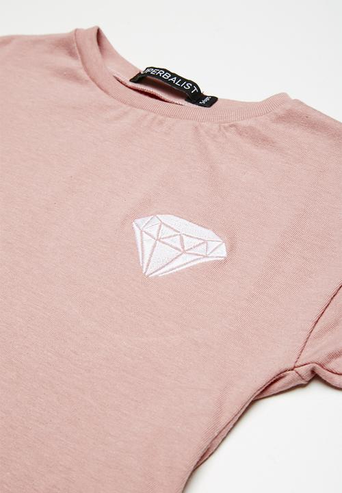 Superbalist - Kids girls embroidered frill top - pink 