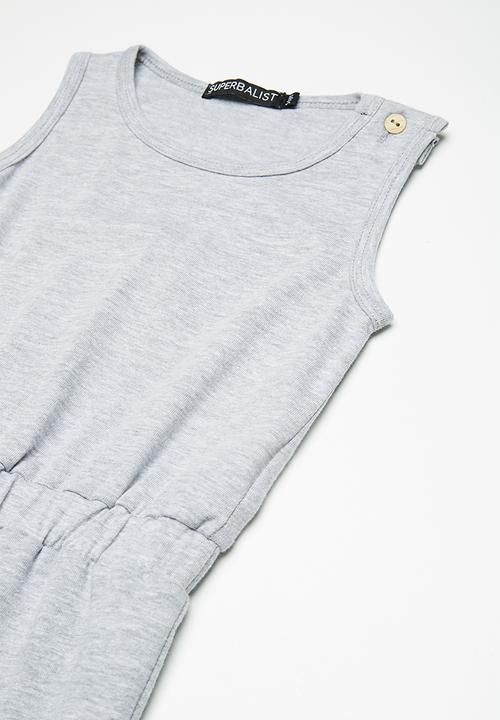 Superbalist - Sleeveless tunnel jumpsuit - grey melange