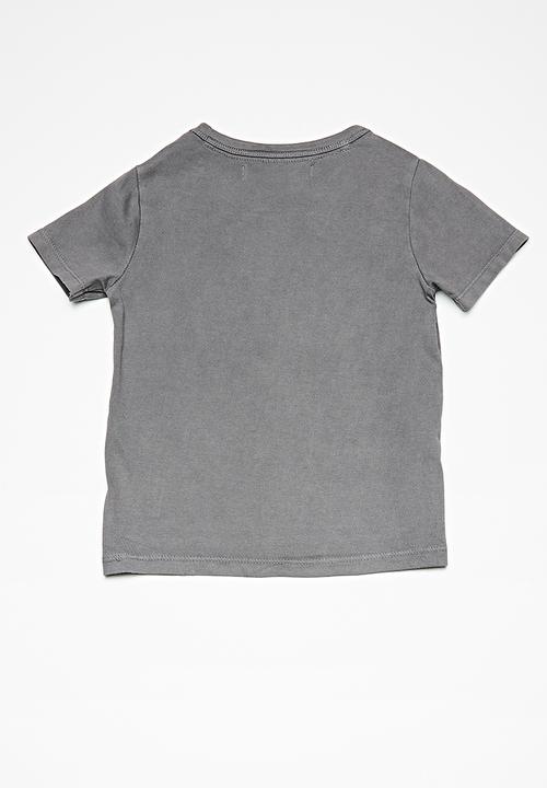 MINOTI - Kids boys chill bro T-shirt - charcoal