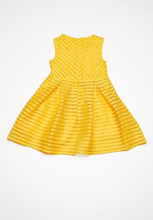 Name It - Kelly short sleeve dress - yellow