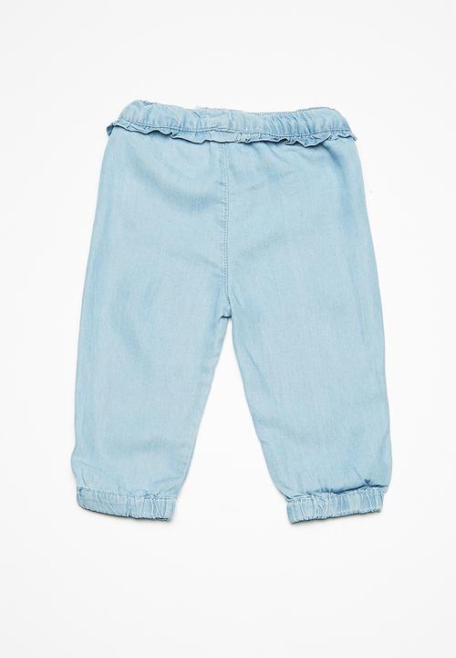 Name It - Cherry bloomer long pants - blue