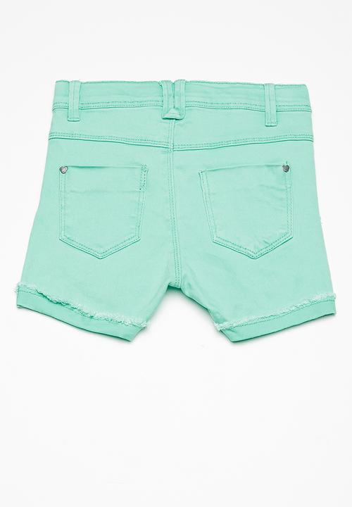 Name It - Salli line shorts - green 