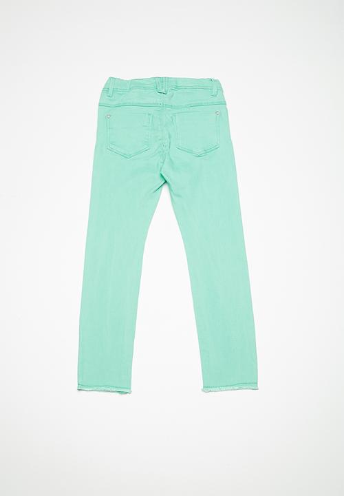 Name It - Polly twilight long pants - green 