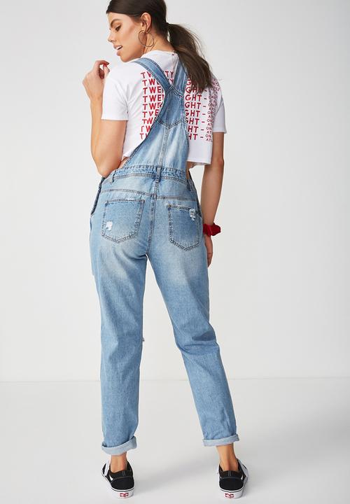 Supré  - Ultra destroy overall - blue