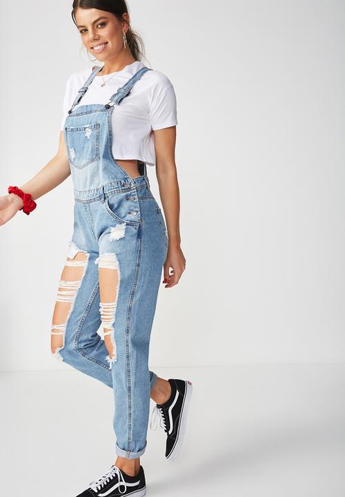 Supré  - Ultra destroy overall - blue