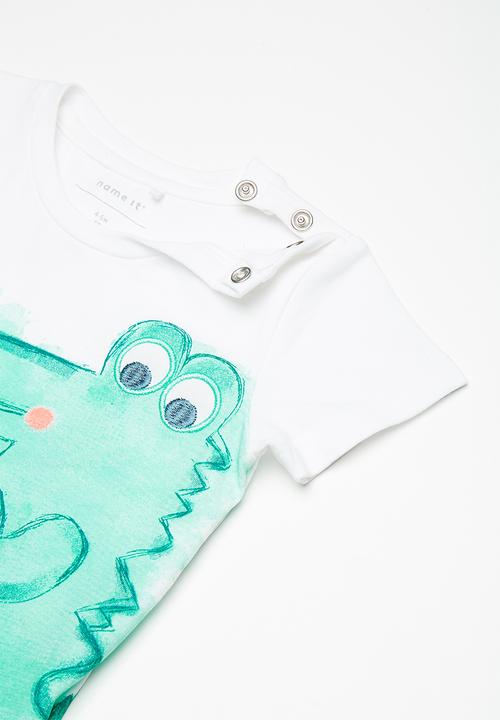 Name It - Decan baby short sleeve top - white