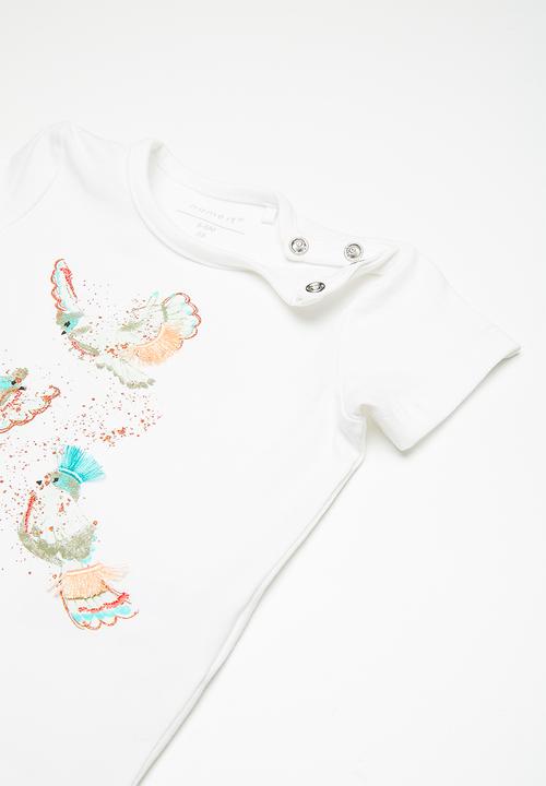 Name It - Delene short sleeve top - white