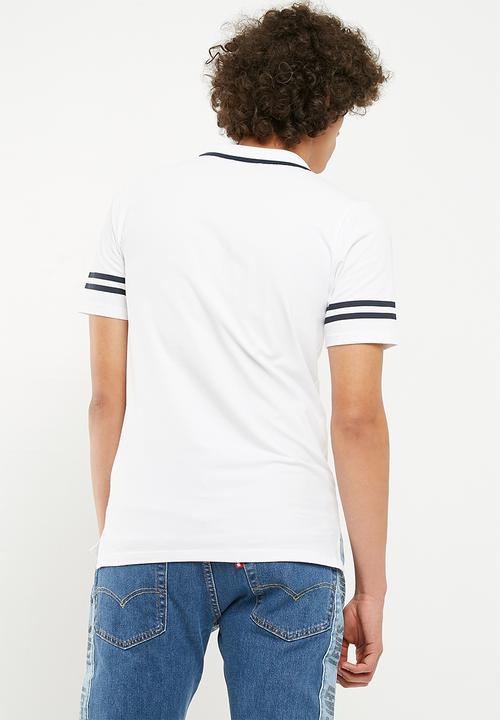 Only & Sons - Palle muscle fit polo - white 