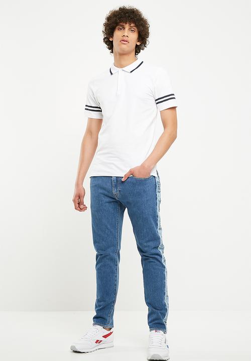 Only & Sons - Palle muscle fit polo - white 