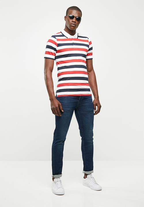 Only & Sons - Jerry muscle fit stripe - multi 