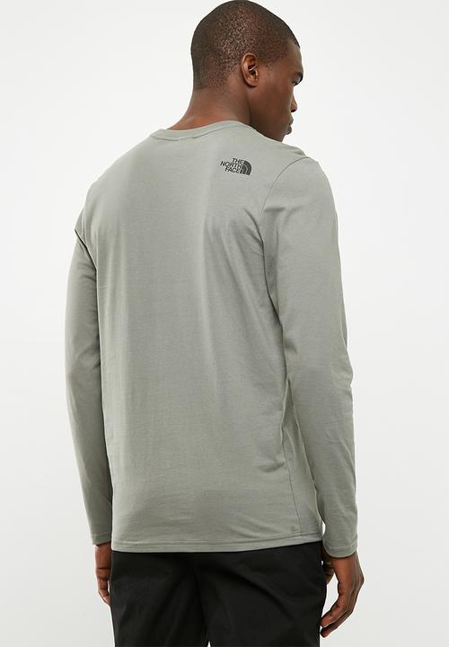 The North Face - Long sleeve fine tee - green