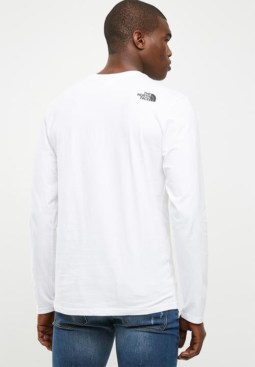 The North Face - Long sleeve fine tee - white