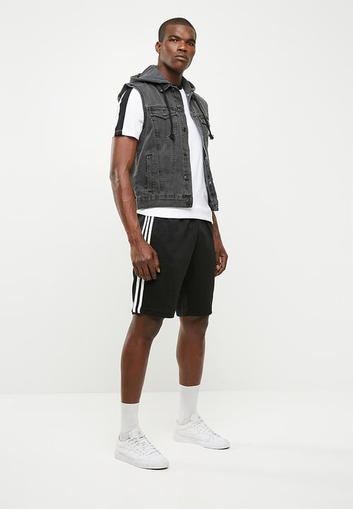 New Look - Sleeveless hooded denim jacket- grey 