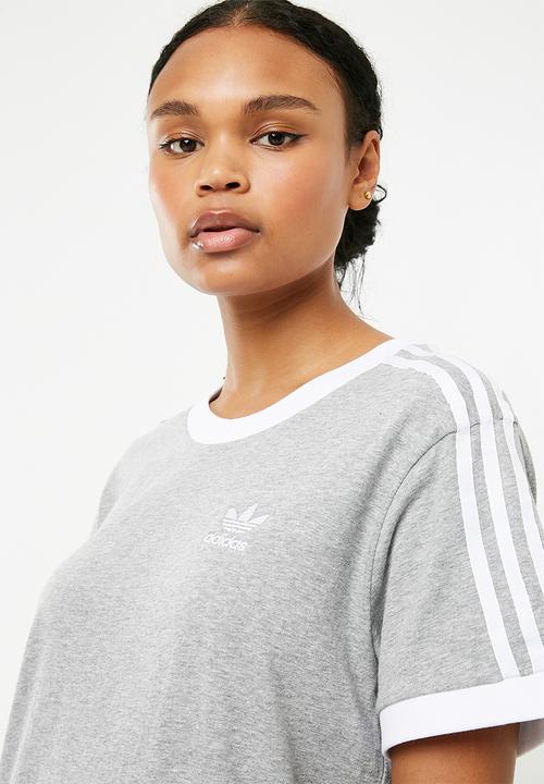 adidas Originals - 3 stripes tee - grey