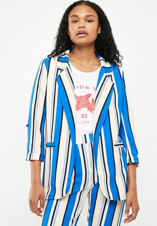 New Look - Vanilla co-ord blazer - blue 
