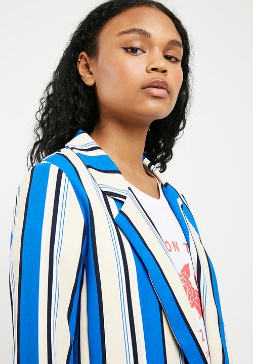 New Look - Vanilla co-ord blazer - blue 