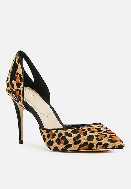 aldo leopard print heels