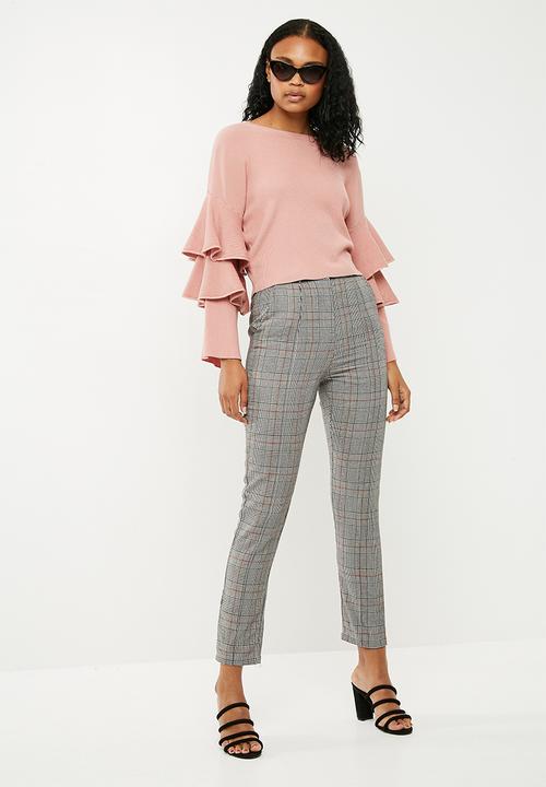 New Look - Long sleeve tier knit - pink 