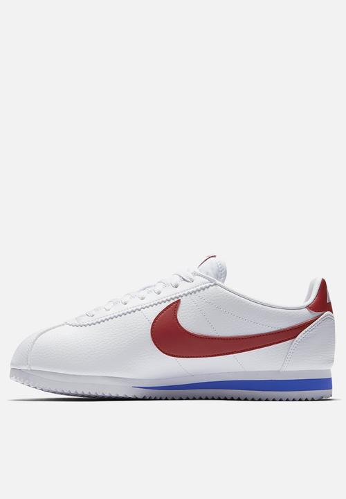 Nike - Nike Classic Cortez Leather - White / Varsity Red / Royal