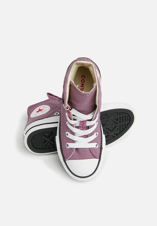 Converse - Chuck Taylor All Star Pull-Zip Hi - violet dust/pink pop/white