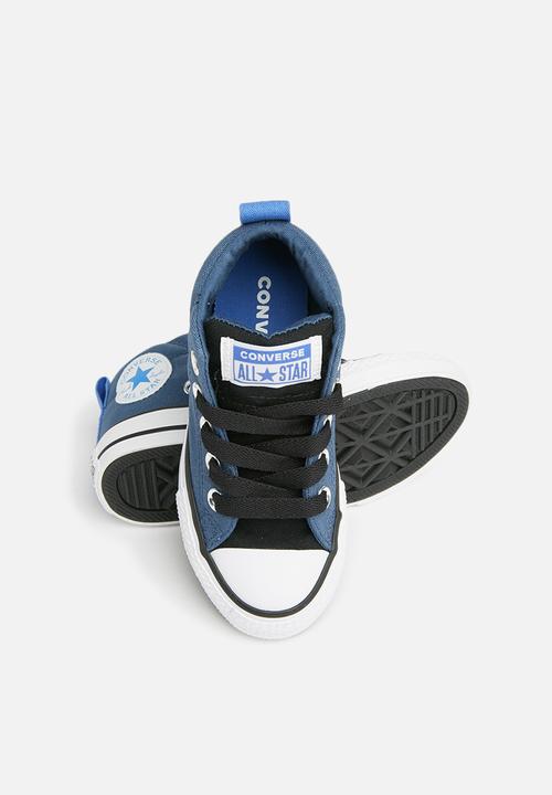 Converse - Chuck Taylor All Star Street Mid - mason blue/black/white